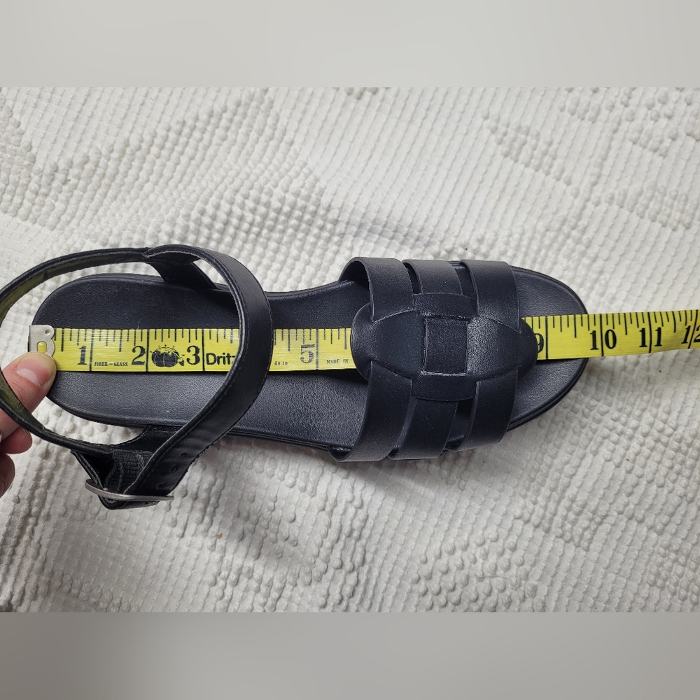 Wild Fable Black Avril Fisherman Chunky Sandals, Size 7.5 - Picture 12 of 12